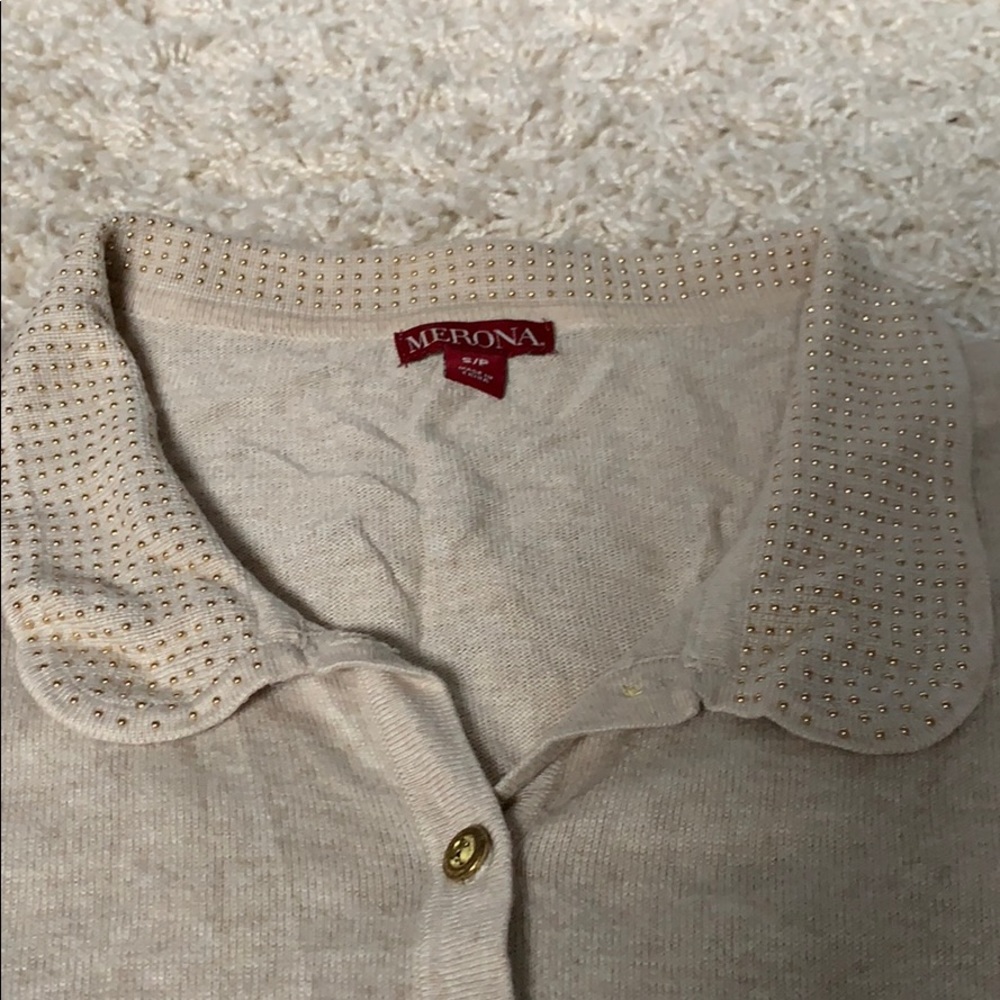 Tan Cardigan - Picture 2 of 3
